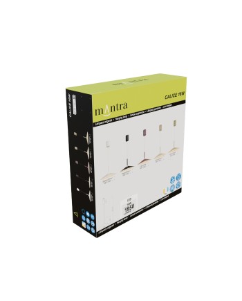 CALICE * COLGANTE GRANDE LED 1L - BLANCO